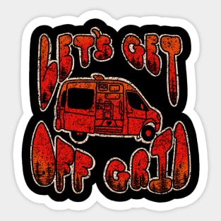 Off grid sprinter van conversion Sticker